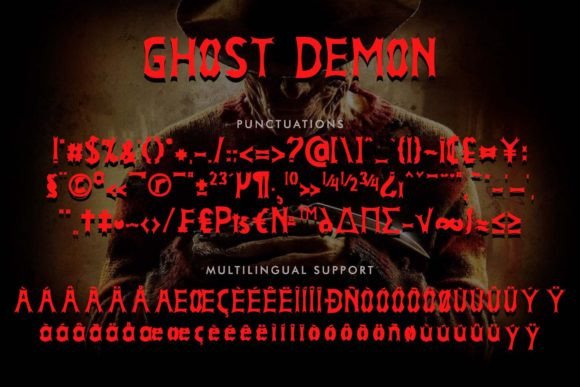 Ghost Demon Font - Preview 5