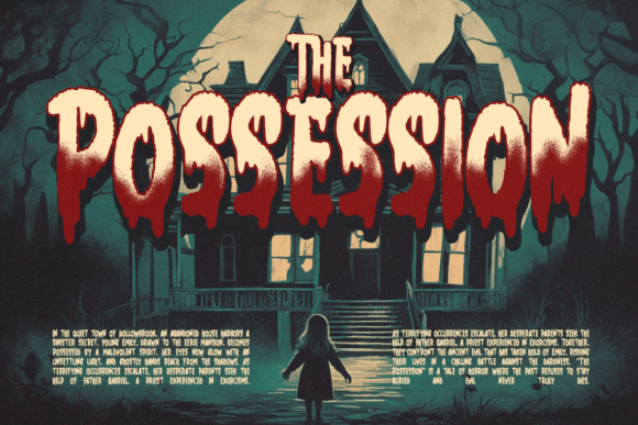 Gloomy Grave Font PNG with transparent background - Preview 1
