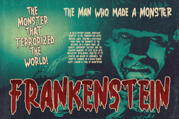Gloomy Grave Font PNG with transparent background - Preview 2