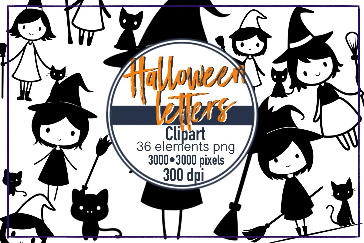Halloween Witch Bundle Sublimation SVG Graphic by Milla luna. art ...