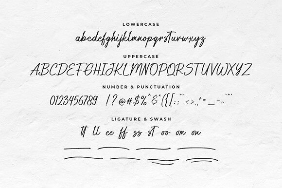 Luminance Font font preview - 6