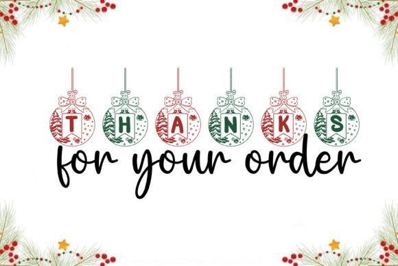 Merry Christmas Ball Font PNG with transparent background - Preview 4