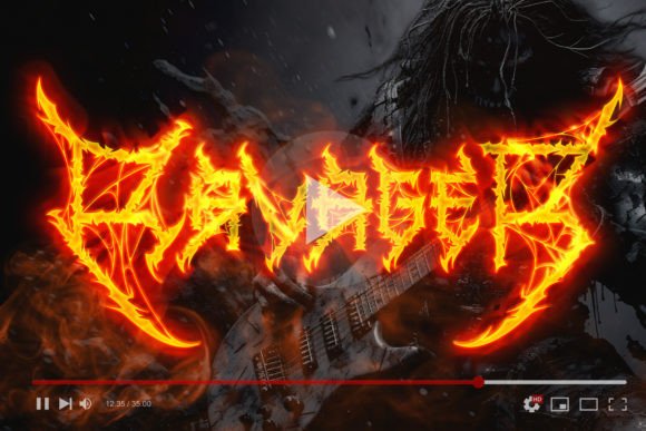 Metalico Font PNG with transparent background - Preview 2