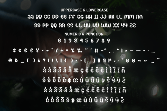Miracle Christmas Font PNG with transparent background - Preview 6