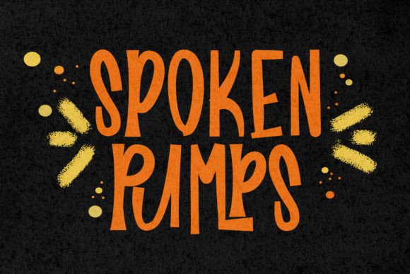Pumpirols Font PNG with transparent background - Preview 1