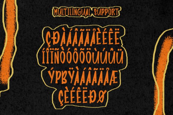 Pumpirols Font PNG with transparent background - Preview 5