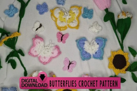 Simple Butterflies Crochet Pattern