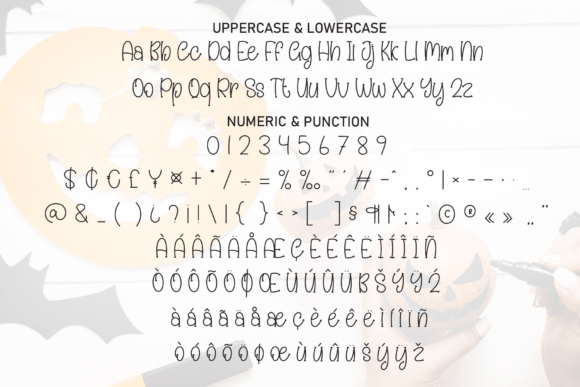 Creative Pumpkin Font - Preview 6