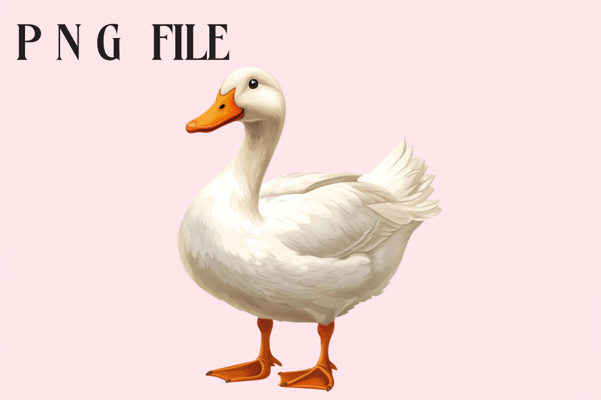 Watercolor Duck Clipart Graphic by Creative Design House · Creative Fabrica