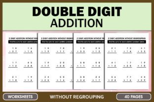2 Digit Addition Without Regrouping Graphic by Box Number 101 ...