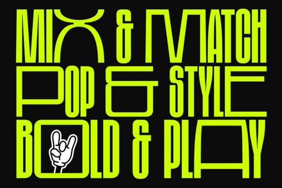 Comparison Display Font - Preview 1