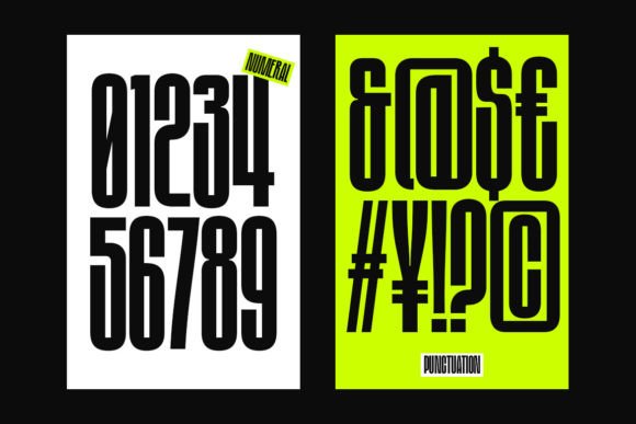 Comparison Display Font - Preview 3