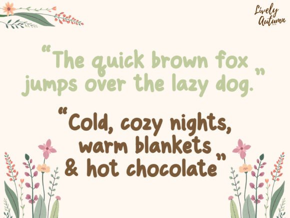 Cozy Font - Preview 3