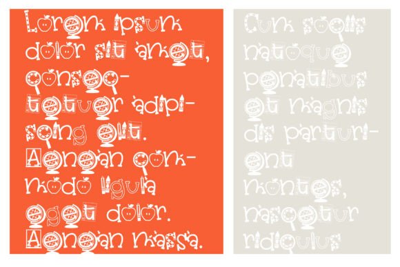 Cutesietoo School Font - Preview 1