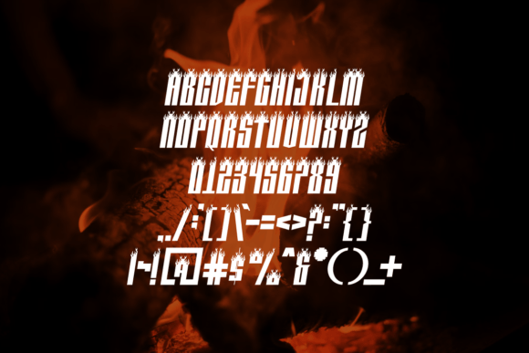 Devilyder Font PNG with transparent background - Preview 2
