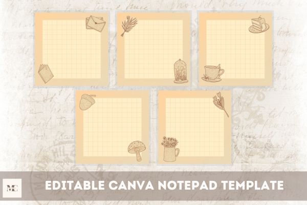 Editable Canva Notepads