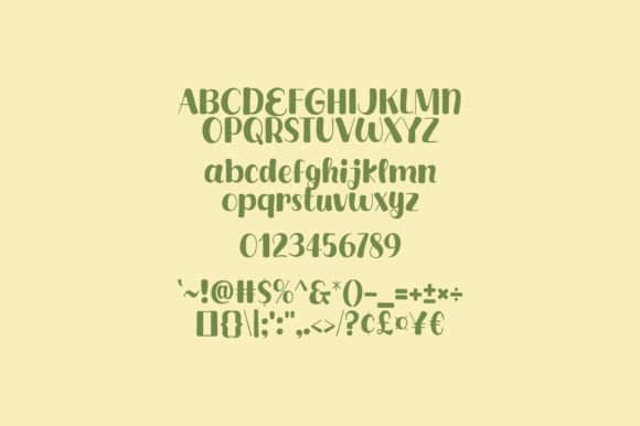 Extra Corn Font - Preview 3