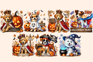 Halloween Dogs Clipart P2 Graphic by Wonders Artist · Creative Fabrica