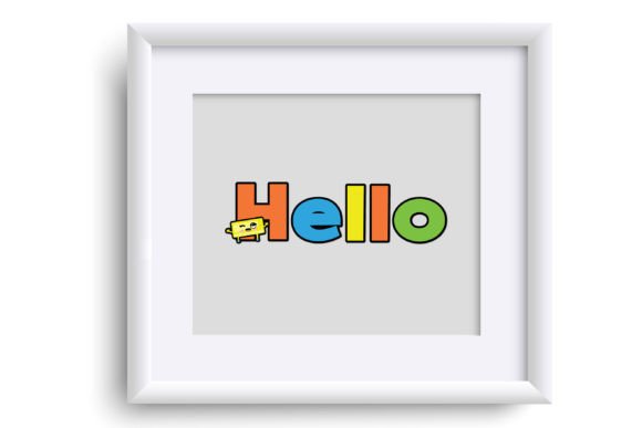 K-pop School Font PNG with transparent background - Preview 1