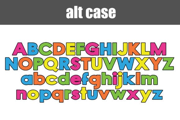 K-pop School Font PNG with transparent background - Preview 3
