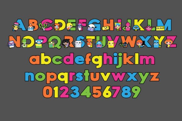 K-pop School Font PNG with transparent background - Preview 5