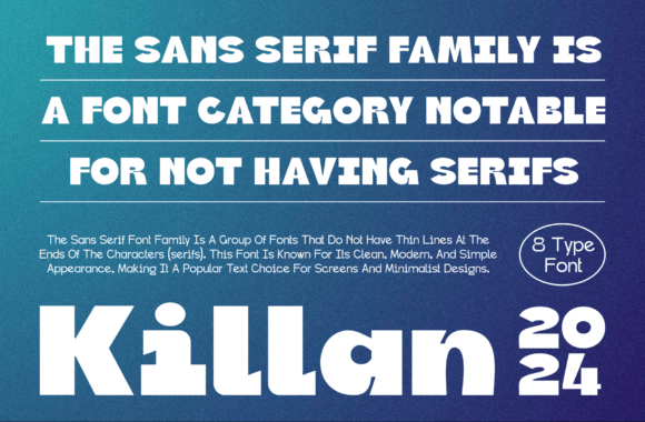 Killan Font - Preview 2