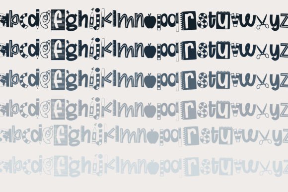Mister Teacher Font PNG with transparent background - Preview 5