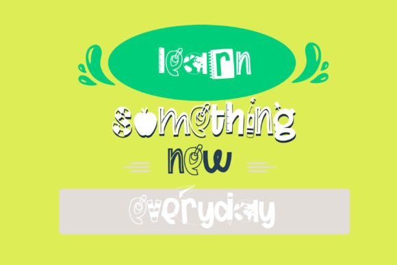 Mister Teacher Font PNG with transparent background - Preview 6