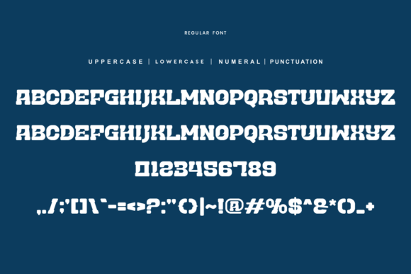 Mujenort Bold Font font preview - 6