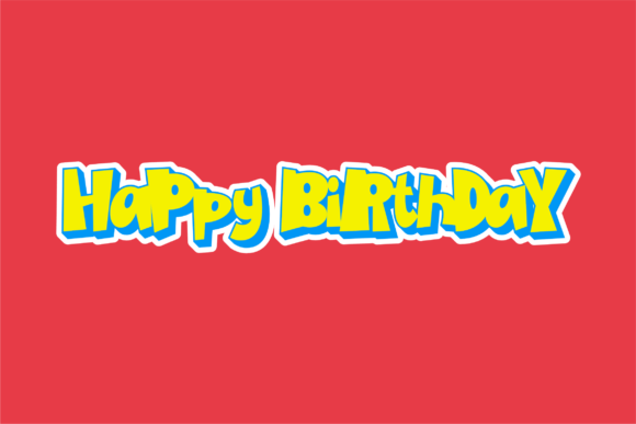 Pandicorn Font PNG with transparent background - Preview 3