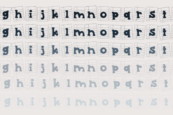 Papered Serif Font font preview - 1