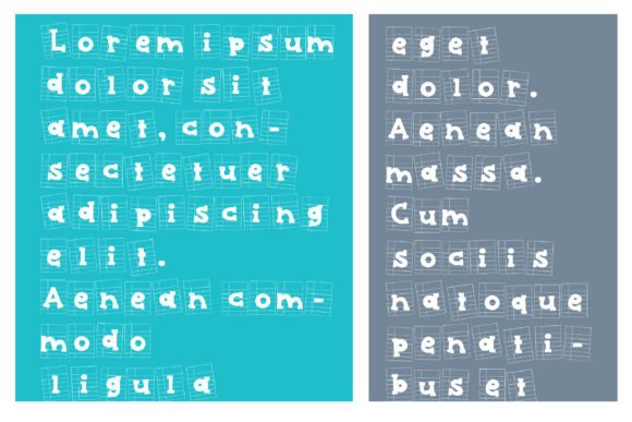 Papered Serif Font font preview - 5