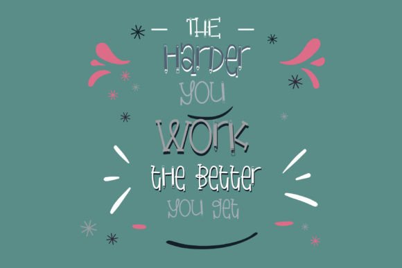 Pencil Slab Font PNG with transparent background - Preview 1