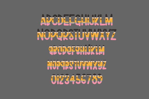 Pointless Font PNG with transparent background - Preview 3