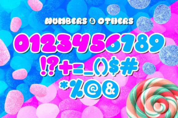 Poppin Gumi Font PNG with transparent background - Preview 3