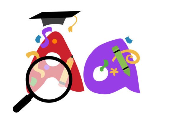 School's out Celebratory Font PNG with transparent background - Preview 2