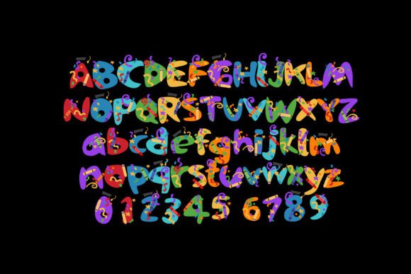 School's out Celebratory Font PNG with transparent background - Preview 5