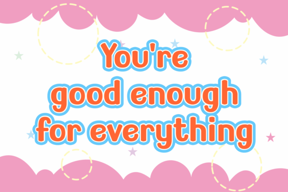 Simple Angget Font PNG with transparent background - Preview 3