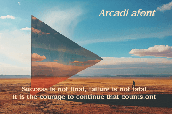 Arcadia Font - Preview 2