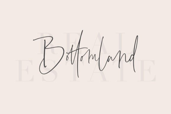 Bottomland Font - Preview 1