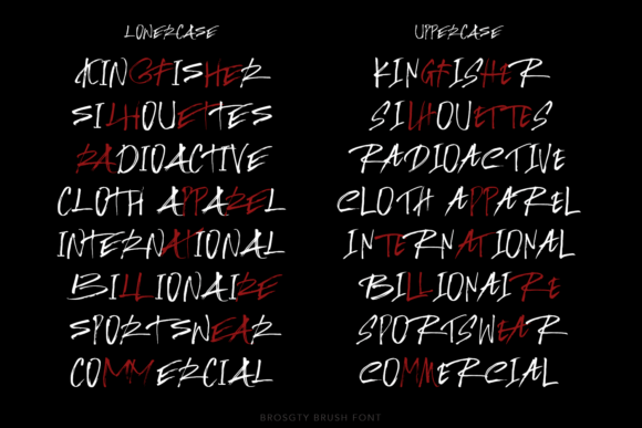 Brosgty Font - Preview 3