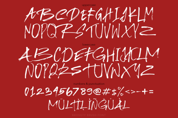 Brosgty Font - Preview 5