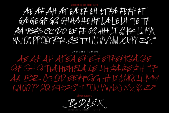 Brosgty Font - Preview 6