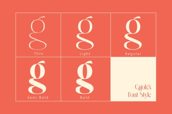 Cajoles Font - Preview 4