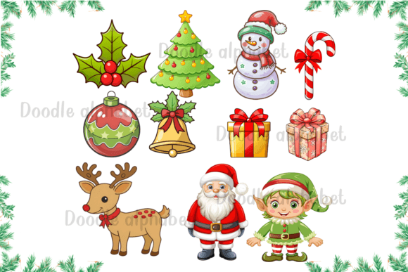 Christmas Leopard Font - Preview 1