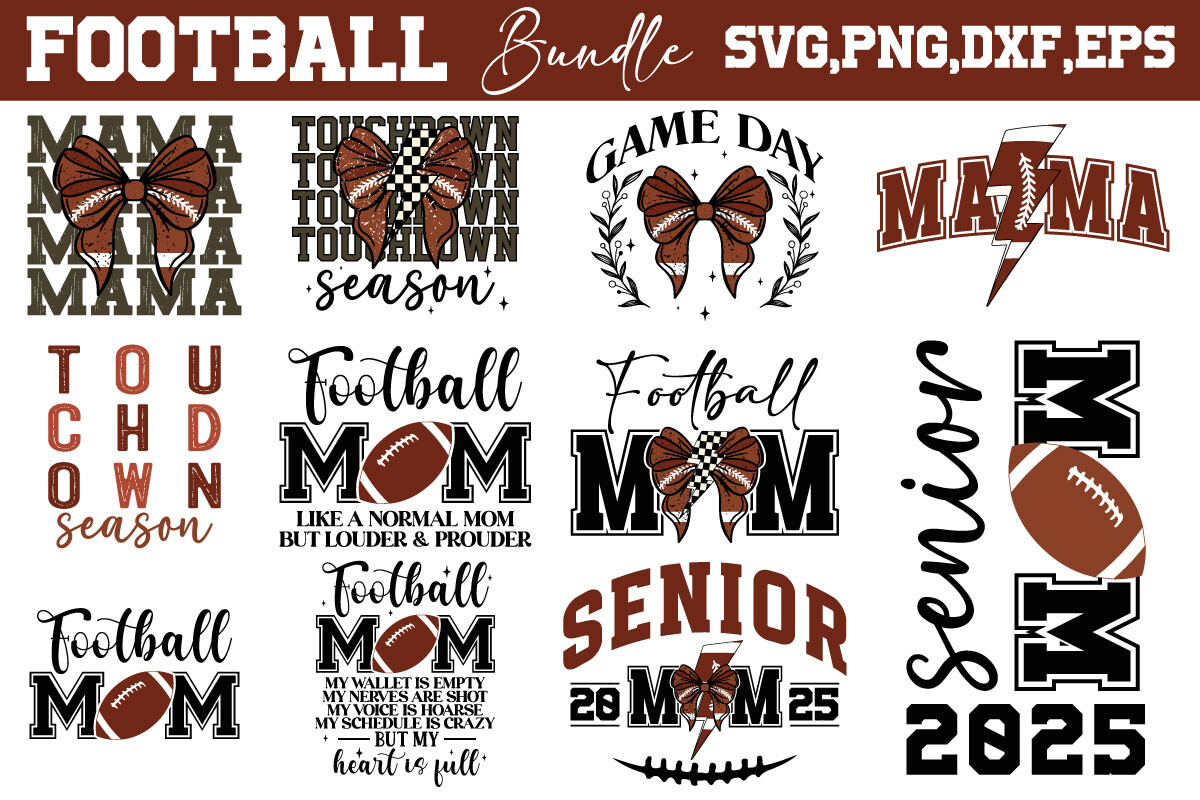 Coquette Football SVG PNG, Fall Season Graphic by BlackCraft · Creative ...