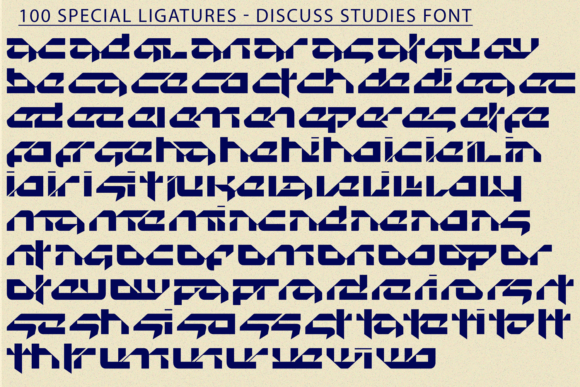 Discuss Studies Font - Preview 6