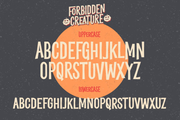 Forbidden Creature Font - Preview 3