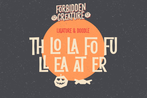 Forbidden Creature Font - Preview 4