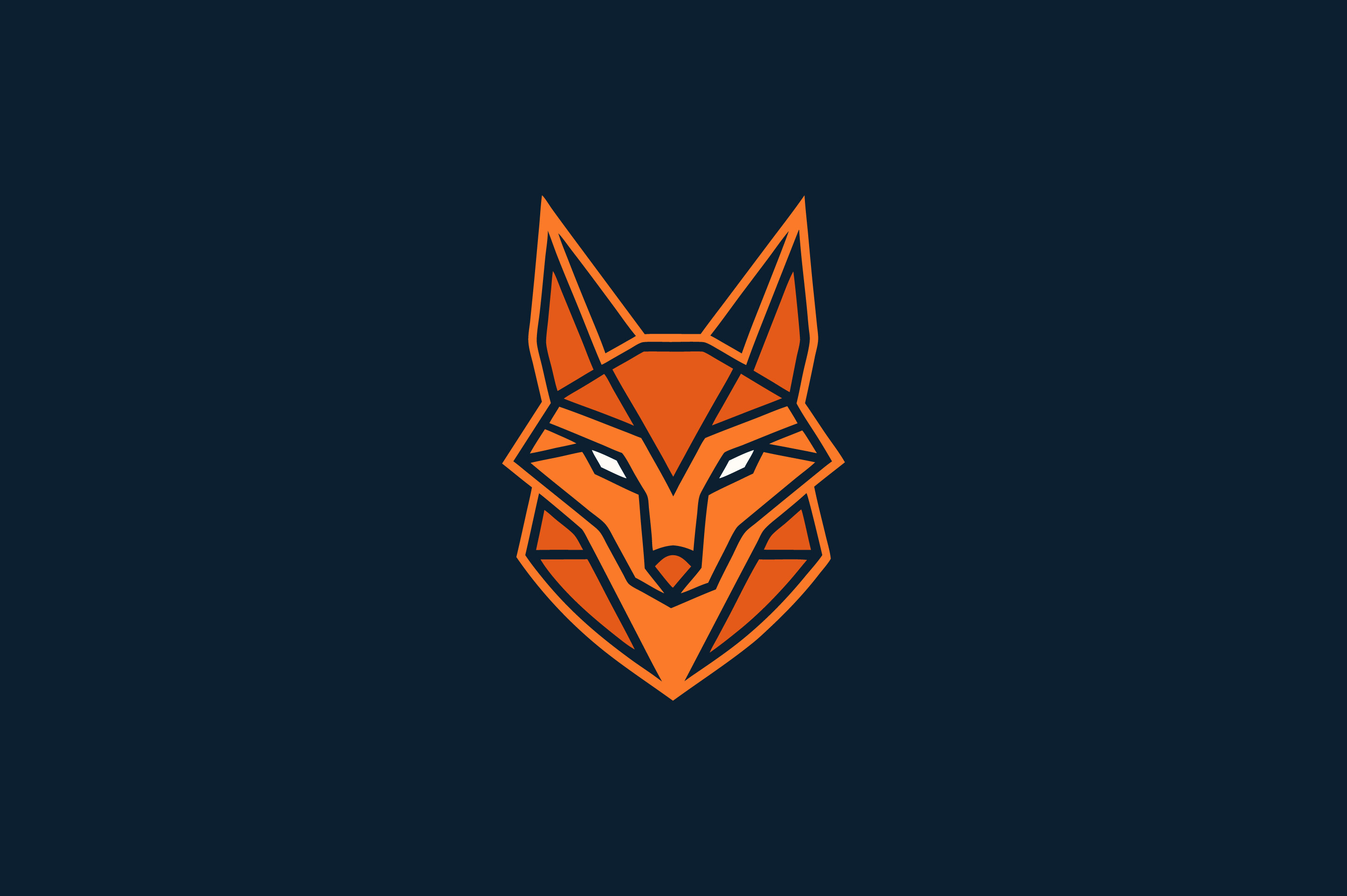 Fox Abstract Monoline Iconic Logo Graphic by Graphics Studio Zone ...